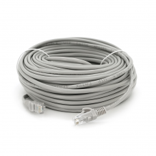 Патч-корд литой RITAR, CCA, UTP, RJ45, Cat.5e, 25m, серый Q50