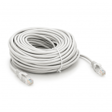 Патч-корд литой RITAR, UTP, RJ45, Cat.5e, 30m, серый, Cu (медь)