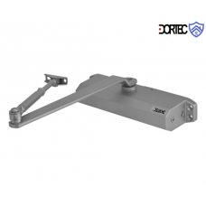 Доводчик Dortec DT-514H с фиксацией открытой двери, 45–85 кг, Back-check, серебристый Доводчик Dortec DT-514H с фиксацией открытой двери, 45–85 кг, Back-check, серебристый