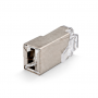 Конектор Merlion RJ-45 8P8C FTP Cat-6 (50 шт / уп.) екранований, подвійний (позолочені)