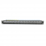 Патч-панель PiPo PP247191UFTP, 24 порти RJ45, екранована FTP, кат. 7E, 19″ 1U, чорна