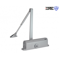 Доводчик Dortec DT-536 для дверей 65–150 кг, Back-check, регулировка усилия, серебристый Доводчик Dortec DT-536 для дверей 65–150 кг, Back-check, регулировка усилия, серебристый
