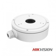 Кронштейн с распределительной коробкой Hikvision DS-1280ZJ-S для купольных камер, ф137 мм, белый