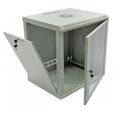 Настенный шкаф 19″ 12U MGSWL Эконом, 600×500×640 мм, акриловое стекло, серый (UA-MGSWL125G)
