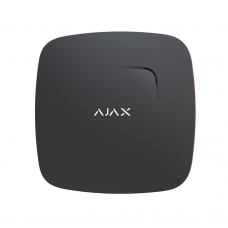 Бездротовий датчик диму Ajax FireProtect black з термодатчиком, сирена 85 дБ, Jeweller до 2000 м