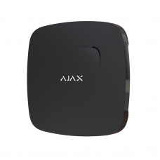 Бездротовий датчик диму й чадного газу Ajax FireProtect Plus black з термодатчиком, сирена 85 дБ