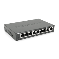 PoE-комутатор Mercury S109PS, 8 портів PoE + 1 uplink 10/100 Мбіт/с, адаптер 53,5 В у комплекті