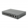 PoE-комутатор Mercury S109PS, 8 портів PoE + 1 uplink 10/100 Мбіт/с, адаптер 53,5 В у комплекті