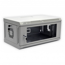 Настенный шкаф 19″ 4U MGSWA, 600×350×284 мм, акриловое стекло, серый (UA-MGSWA435G)