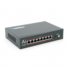 PoE-комутатор Merlion BT-D6108FE, 8 портів PoE + одноволоконний оптичний uplink 1310 нм, 20 км