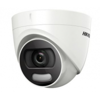 Вулична Turbo HD камера Hikvision DS-2CE72DFT-F ColorVu, 2 Мп, 3,6 мм, біле підсвічування 20 м, IP67