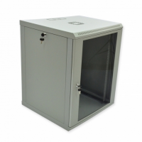 Настенный шкаф 19″ 15U MGSWL Эконом, 600×600×773 мм, акриловое стекло, серый (UA-MGSWL156G)