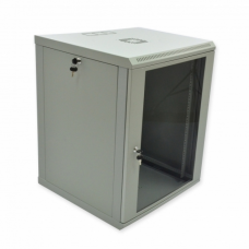 Настенный шкаф 19″ 15U MGSWL Эконом, 600×600×773 мм, акриловое стекло, серый (UA-MGSWL156G)