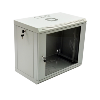Настінна шафа 19″ 9U MGSWL Економ, 600×350×507 мм, акрилове скло, сіра (UA-MGSWL935G)