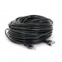 Патч-корд литой RITAR, CCA, UTP, RJ45, Cat.5e, 30m, черный Q75