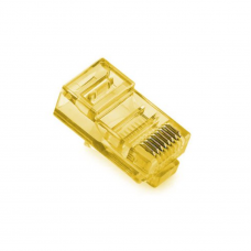 Коннектор Ritar RJ-45 8P8C UTP Cat-5 (100 шт / уп.) Q100 Yellow