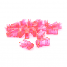 Коннектор Ritar RJ-45 8P8C UTP Cat-5 (100 шт / уп.) Q100 Pink