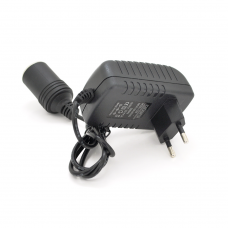 Импульсный адаптер питания LGY-1202B, AC110-240V / DC12V 2А (24W ) с прикуривателем