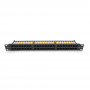 Патч-панель Ritar RT-2264-CAT.5E на 48 портів RJ45, Cat.5e UTP, 19″ 1U, металева, чорна