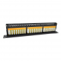 Патч-панель Ritar RT-2264-CAT.5E на 48 портів RJ45, Cat.5e UTP, 19″ 1U, металева, чорна