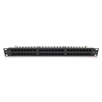Патч-панель Ritar RT-2264-CAT.6, 48 портів RJ45, категорія 6, UTP, 19″ висотою 1U, чорна