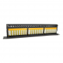 Патч-панель Ritar RT-2264-CAT.6, 48 портів RJ45, категорія 6, UTP, 19″ висотою 1U, чорна