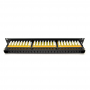 Патч-панель Merlion ML-2264-CAT.6 категорії 6 на 48 портів RJ45, UTP, 19″ 1U, чорна