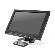 Монітор для відеоспостереження CAR1010AHVB, 10,1″ IPS, 1024×600, входи HDMI, VGA, AV, живлення 12–24 В