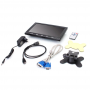 Монітор для відеоспостереження CAR1010AHVB, 10,1″ IPS, 1024×600, входи HDMI, VGA, AV, живлення 12–24 В