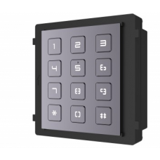 Модуль клавиатуры Hikvision DS-KD-KP для модульной IP-панели вызова, 12 кнопок, IP65 Модуль клавиатуры Hikvision DS-KD-KP для модульной IP-панели вызова, 12 кнопок, IP65