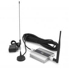 Комплект GSM-репітера GSM101-3G-4G 900 МГц з вбудованою антеною ретрансляції, кабель 10 м, White