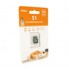 Карта памяти microSD Imou ST2-64-S1, 64 ГБ, Class 10, U1, V10, 3D TLC NAND