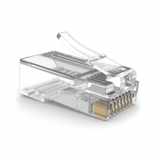 Коннектор RITAR PREMIUM PLUS RJ-45 8P8C Cat-5(100 шт / уп.) Q100 (позолоченные контакты)