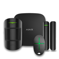 Комплект беспроводной сигнализации Ajax StarterKit 2 black, Hub 2, Ethernet и 2G, черный