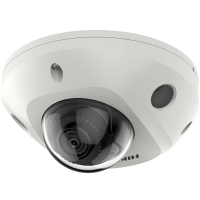 Купольна IP-камера Hikvision DS-2CD2523G2-IS(D), 2 Мп, 2,8 мм, AcuSense, мікрофон, IK08