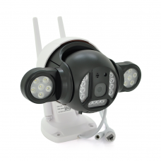 Вулична поворотна Wi-Fi камера PiPo PP-IPC25D4MP40 (YT26297), 4 Мп, активне відлякування, IP66