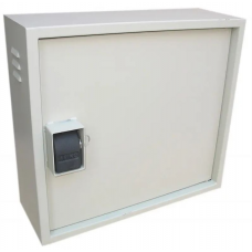 Антивандальна шафа 19″ 2U Vago Super Antilom для приміщень, 550×500×150 мм, крабовий замок (012870)
