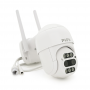 Вулична поворотна Wi-Fi камера PiPo PP-IPC33D4MP20 (YT28299), два об’єктиви 4+4 Мп, наближення 8×