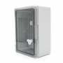 Бокс Adal Pano 144864 из ABS-пластика с прозрачной дверцей, 350×250×150 мм, IP65, IK10