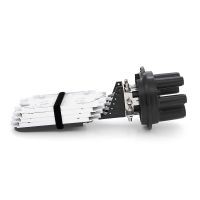 Оптична муфта Merlion ML-OP-F107H-192C, герметична, до 192 зварок, 5 вводів, до 4 касет