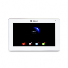Відеодомофон BCOM BD-770FHD / T-White, 7″ сенсорний IPS, запис на microSD, Wi-Fi, білий