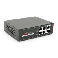 Гігабітний PoE-комутатор ONV-H3064P, 4 порти PoE + 2 RJ45 1000 Мбіт/с, 65 Вт, без вентилятора