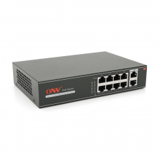 Гигабитный PoE-коммутатор ONV-H3108P, 8 портов PoE + 2 RJ45 1000 Мбит/с, бюджет 120 Вт, без вентилятора Гигабитный PoE-коммутатор ONV-H3108P, 8 портов PoE + 2 RJ45 1000 Мбит/с, бюджет 120 Вт, без вентилятора