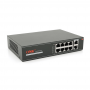 8мі портовий PoE Full Gigabit комутатор ONV-H3108P, 8xPoe1000Мбіт + 2х1000 Мбіт, IEEE802.3af / at, загальна потужність 120 Вт