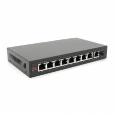 Гигабитный PoE-коммутатор ONV-POE33108PFG, 8 портов PoE + uplink RJ45 + SFP, бюджет 110 Вт Гигабитный PoE-коммутатор ONV-POE33108PFG, 8 портов PoE + uplink RJ45 + SFP, бюджет 110 Вт