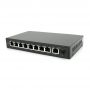 8ми портовый PoE Full Gigabit коммутатор ONV-POE33108PFG, 8xPoe1000Мбит + 1х1000 Мбит + 1хSFP 1000Мбіт,до 250м, IEEE802.3af / at, мощност 110Вт