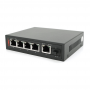 Гігабітний PoE-комутатор ONV ONV-POE33064PFG, 4 порти PoE + RJ45 uplink + SFP, бюджет 65 Вт