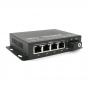Медіаконвертер ONV-0110S-SCX-S4-B, 4×RJ45 100 Мбіт/с + SC, одне волокно, 1550 нм, до 20 км