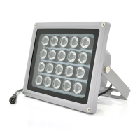 ИК-прожектор GY-IR20, 12 В, 40 Вт, 20 LED, угол 90°, дальность до 150 м