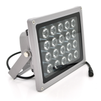 ІЧ-прожектор YT-IR2012HW, 12 В, 40 Вт, 20 LED, кут 90°, дальність до 80 м, IP66